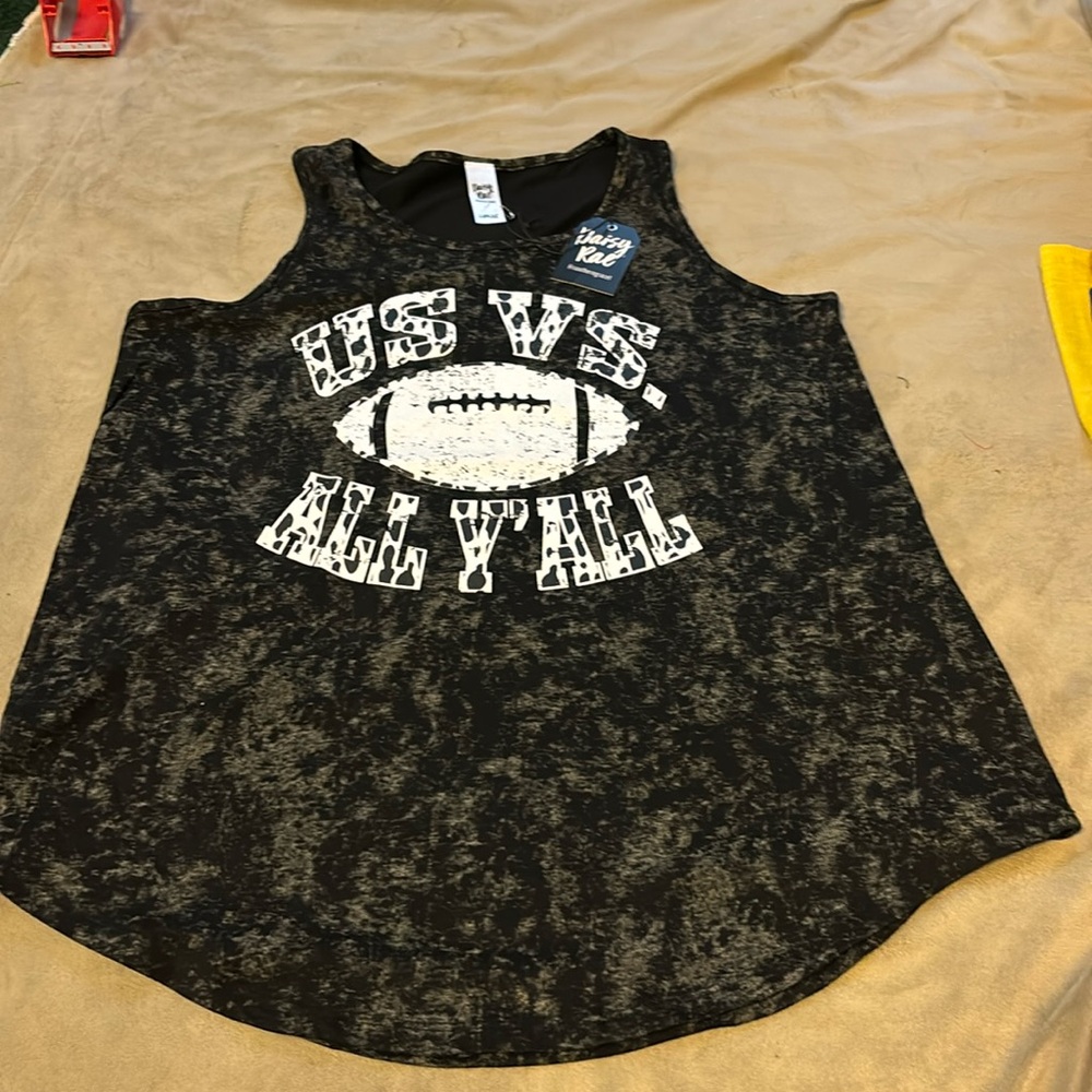 DAISY RAE US VS. ALL Y’LL TANK TOP SZ LG
